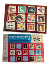 Vintage 1968 Milton Bradley Memory Card Matching Game
