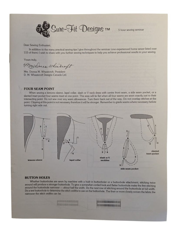 Vintage Sure-Fit Designs Dress Kit – Second Edition