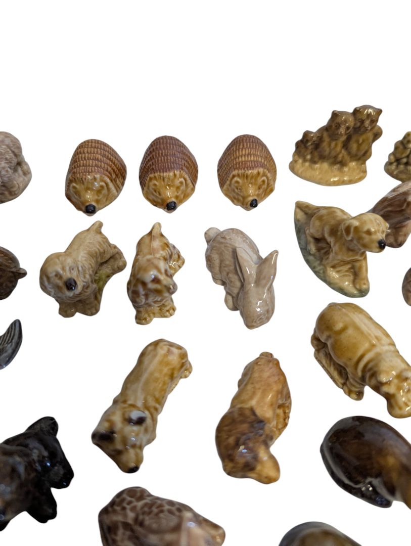 Vintage Wade Whimsies Collection – 54 Ceramic Figurines