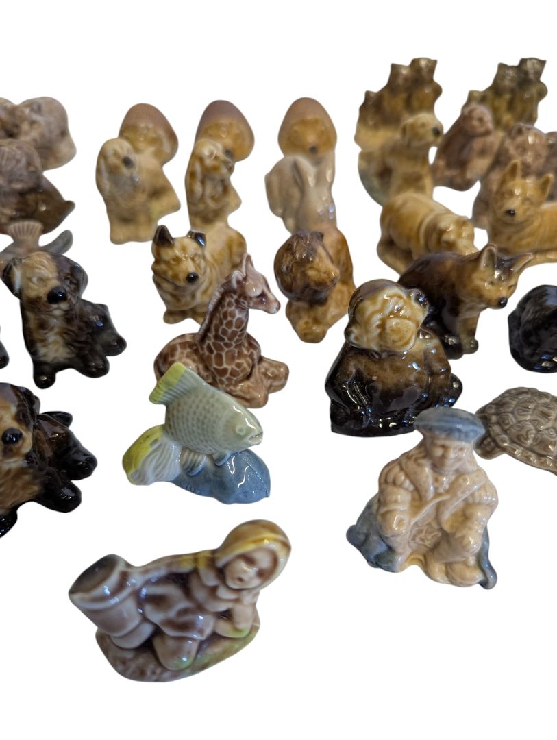 Vintage Wade Whimsies Collection – 54 Ceramic Figurines