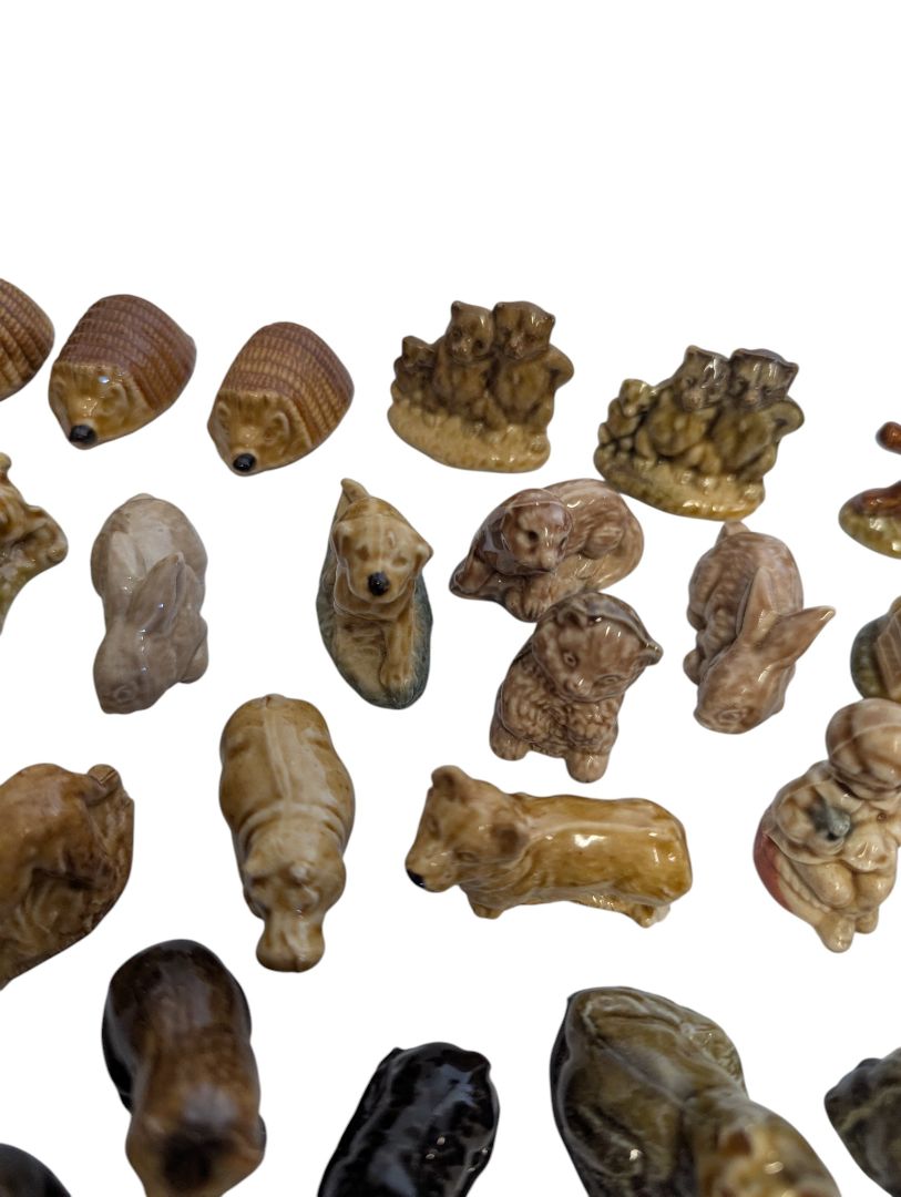 Vintage Wade Whimsies Collection – 54 Ceramic Figurines