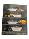 Vintage Pyrex Ware Covered Casserole Dish with Brochure