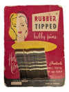 Vintage Rexall Rubber Tipped Bobby Pins
