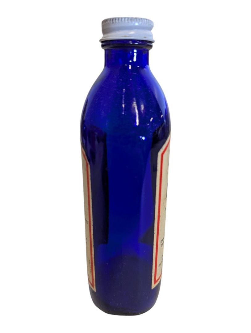 Vintage Phillips’ Milk of Magnesia Cobalt Blue Glass Bottle