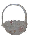 Waltherglas Natascha Satin Rose Glass Basket