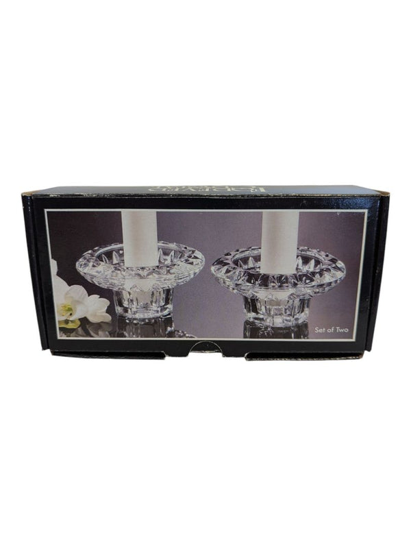 Forever Crystal Set of 2 Crystal Candle Holders