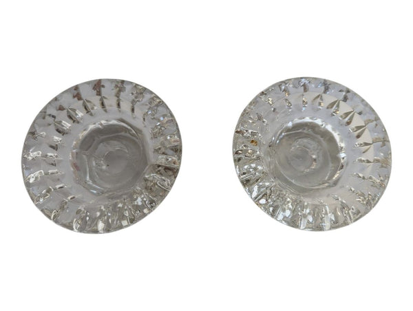 Forever Crystal Set of 2 Crystal Candle Holders