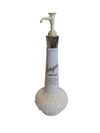 Vintage Jergens Lotion Milk Glass Pump Bottle