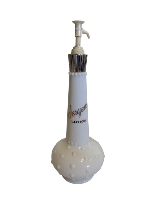 Vintage Jergens Lotion Milk Glass Pump Bottle