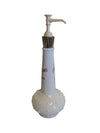 Vintage Jergens Lotion Milk Glass Pump Bottle