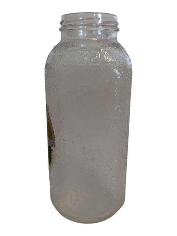 Vintage Daisy Fresh Passion Fruit Drink Glass Bottle