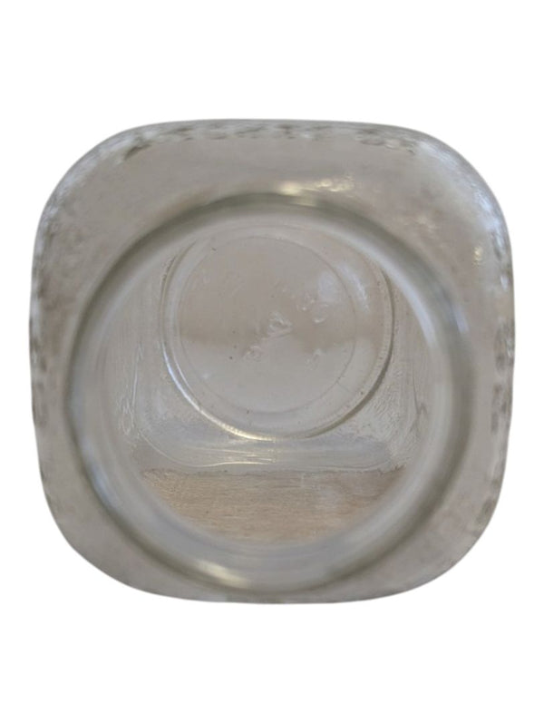 Vintage Daisy Fresh Passion Fruit Drink Glass Bottle