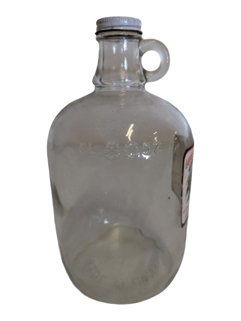 Vintage Lapp’s Sweet Apple Cider Glass Jug