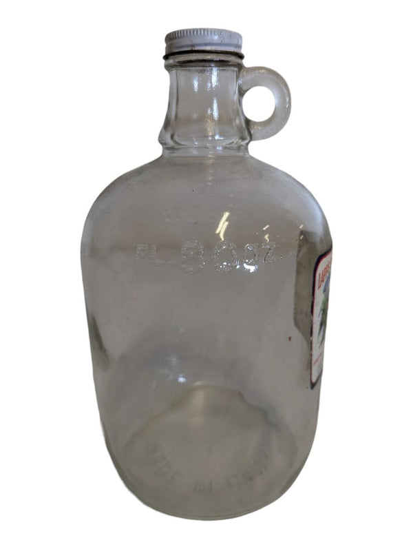 Vintage Lapp’s Sweet Apple Cider Glass Jug