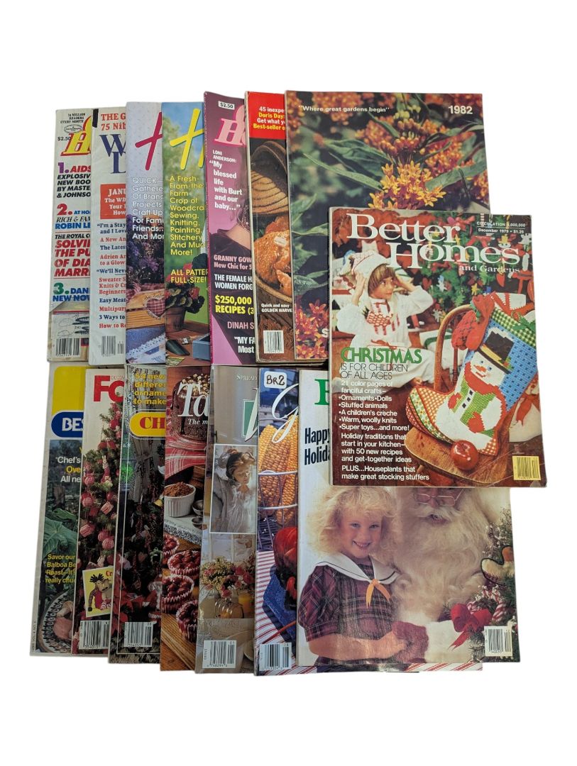 Lot of 15 Vintage Home, Craft & Holiday Magazine