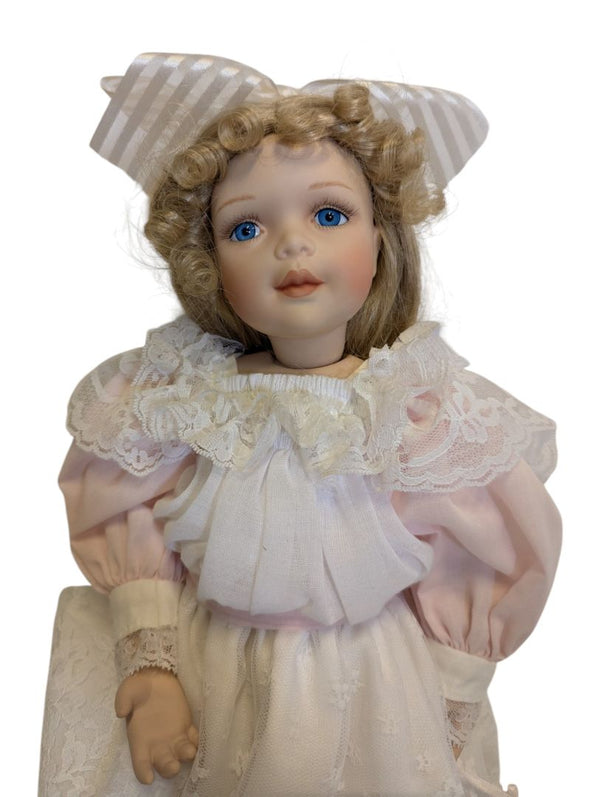 Ashton-Drake Galleries “Celeste” Porcelain-style Doll by Sandy Freeman