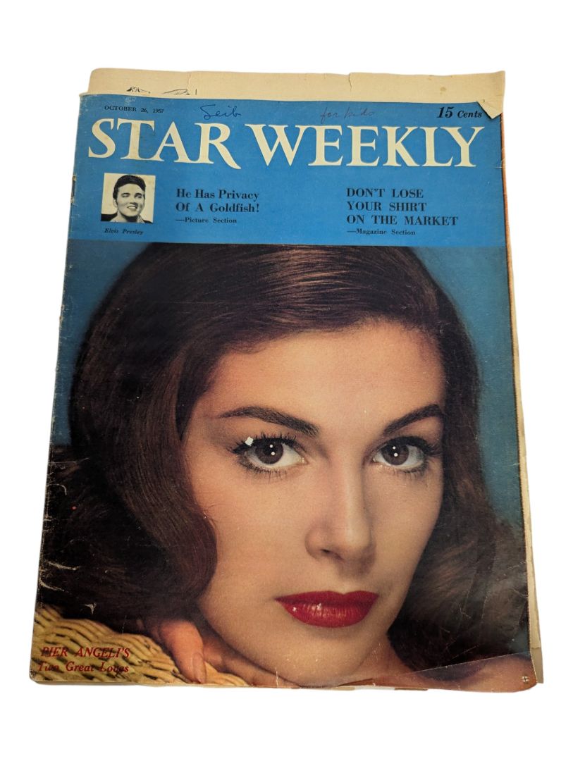 Vintage 1957 Star Weekly Magazine