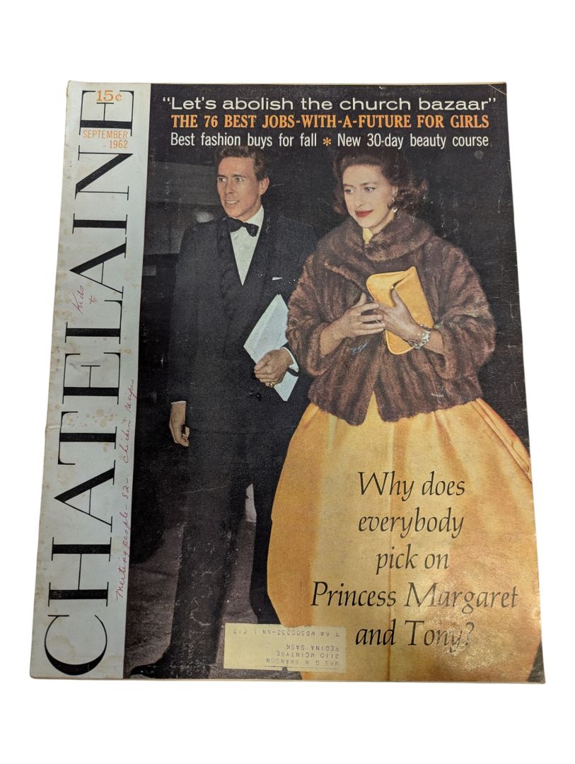 Vintage Chatelaine Magazine – September 1962