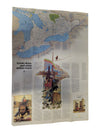 Collection of 6 Vintage National Geographic Maps – Canada, World & Rockies
