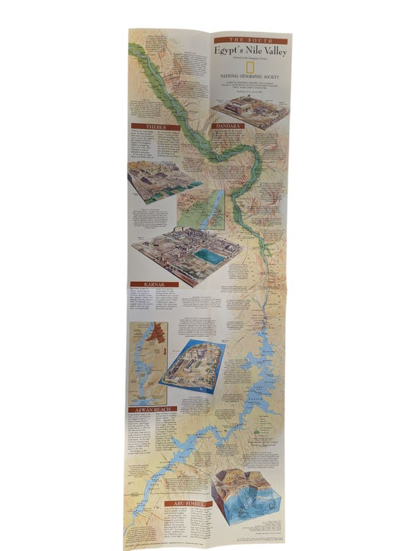 Collection of 7 Vintage National Geographic Fold-Out Maps