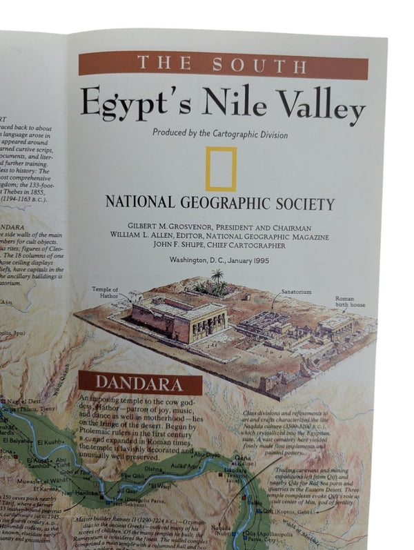Collection of 7 Vintage National Geographic Fold-Out Maps