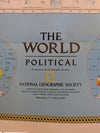 Collection of 6 Vintage National Geographic Maps – Canada, World & Rockies