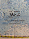 Collection of 7 Vintage National Geographic Fold-Out Maps