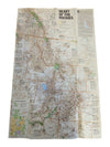 Collection of 6 Vintage National Geographic Maps – Canada, World & Rockies