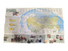 Collection of 6 Vintage National Geographic Maps & Educational Supplements