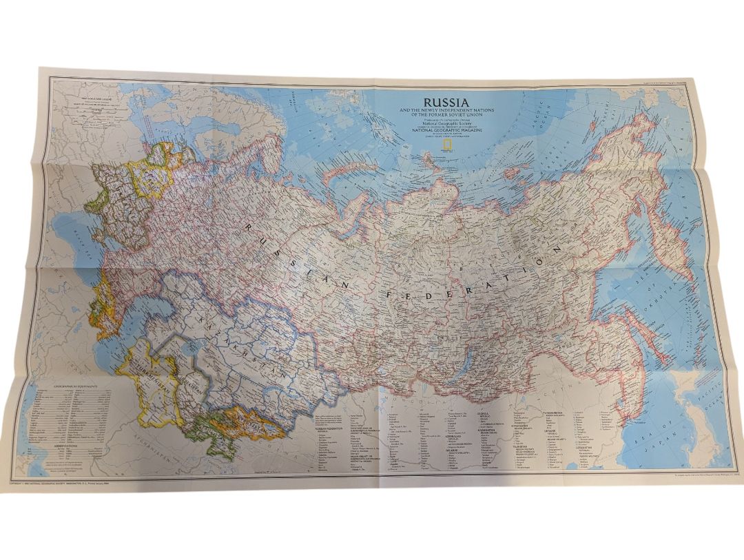 Collection of 6 Vintage National Geographic Maps & Educational Supplements