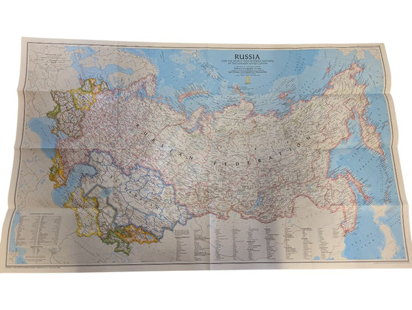 Collection of 6 Vintage National Geographic Maps & Educational Supplements