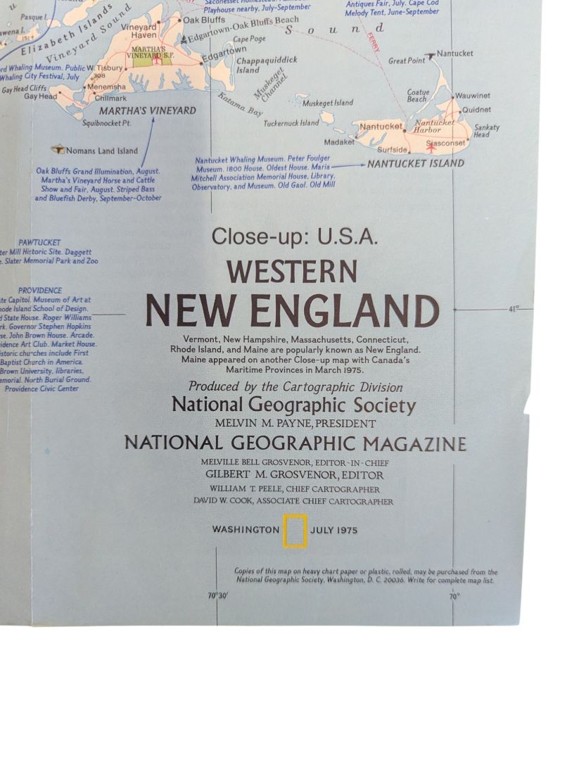 Vintage National Geographic & Travel Map Collection - USA