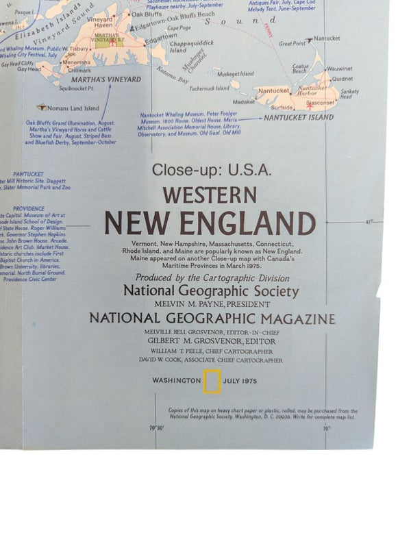 Vintage National Geographic & Travel Map Collection - USA