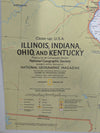 Vintage National Geographic & Travel Map Collection - USA