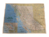 Collection of 6 Vintage National Geographic Maps – Canada, World & Rockies