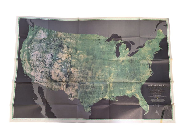 Vintage National Geographic & Travel Map Collection - USA