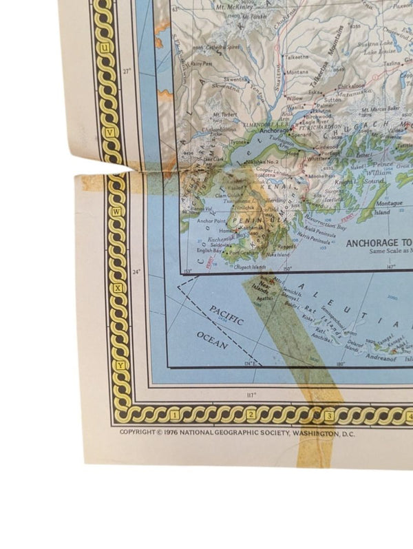 Vintage National Geographic & Travel Map Collection - USA