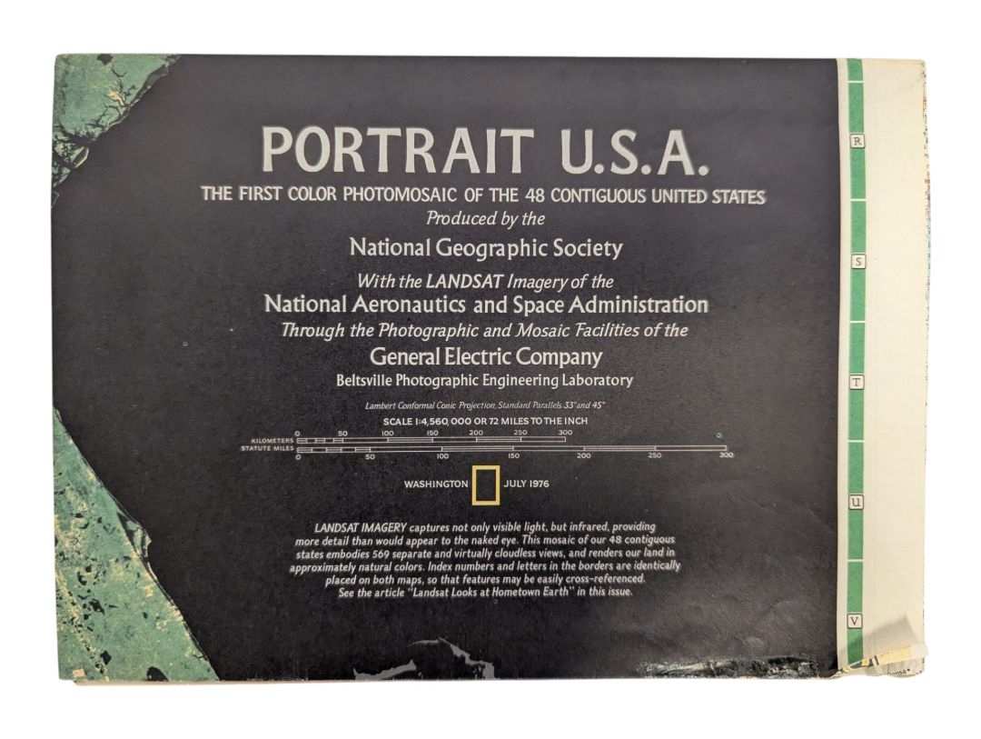 Vintage National Geographic & Travel Map Collection - USA