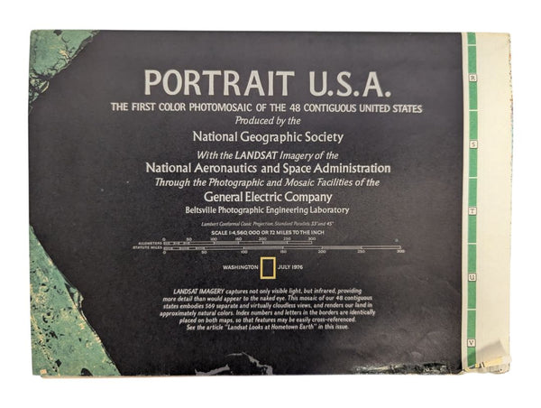 Vintage National Geographic & Travel Map Collection - USA