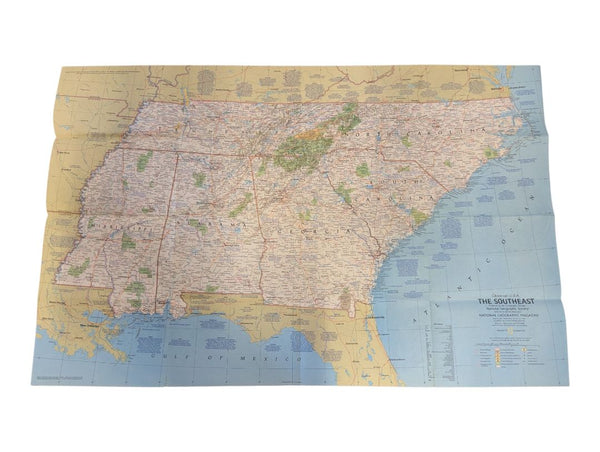 Vintage National Geographic & Travel Map Collection - USA