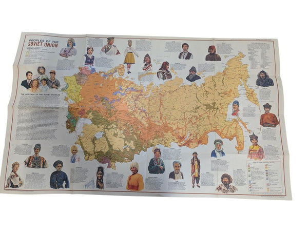 Collection of 6 Vintage National Geographic Maps & Educational Supplements
