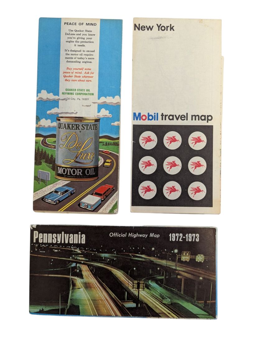 Vintage National Geographic & Travel Map Collection - USA