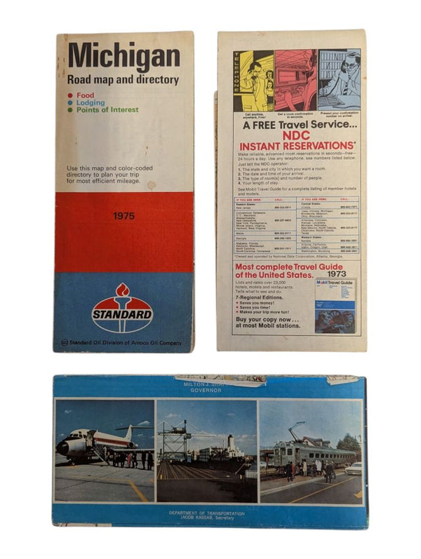 Vintage National Geographic & Travel Map Collection - USA