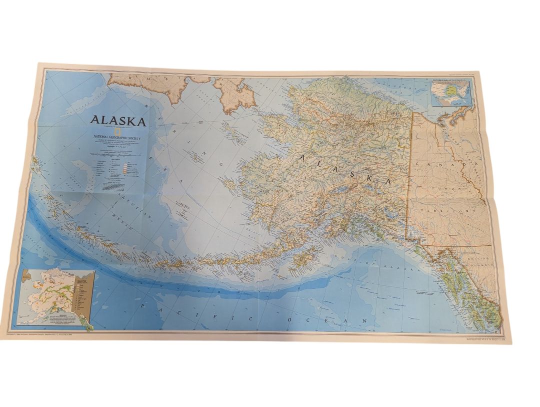 Vintage National Geographic & Travel Map Collection - USA