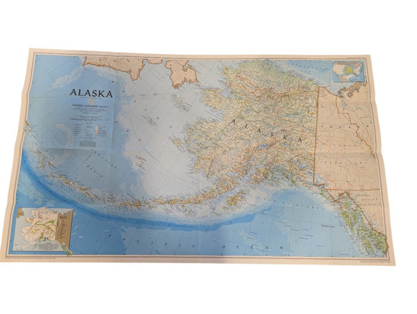 Vintage National Geographic & Travel Map Collection - USA