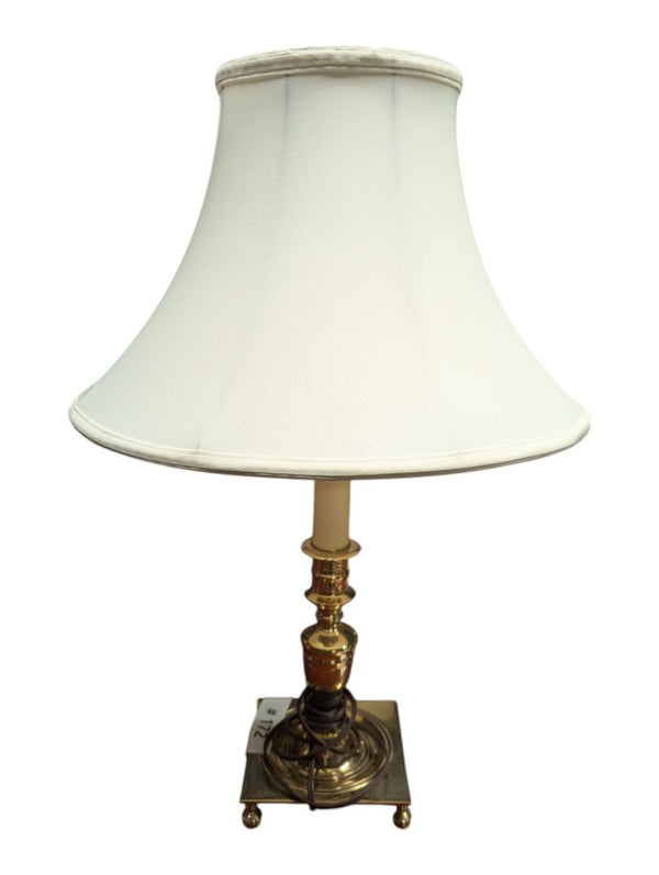 Kaiser Kuhn Lighting Brass Table Lamp with Shade