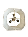 Traditional Brass-Tone Four-Light Floor Lamp