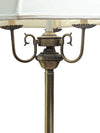 Traditional Brass-Tone Four-Light Floor Lamp