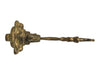 Ornate Brass-Tone Wall Hook