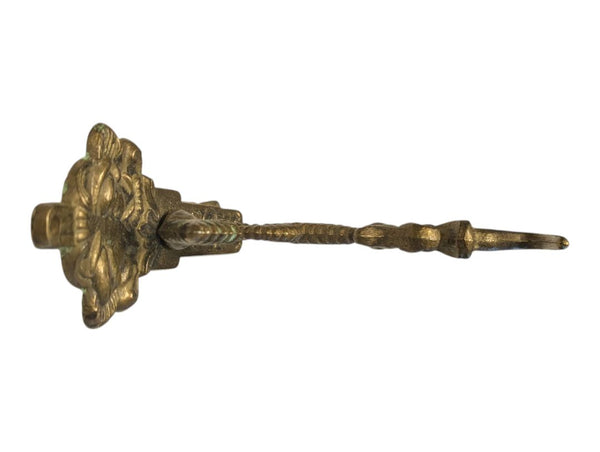 Ornate Brass-Tone Wall Hook